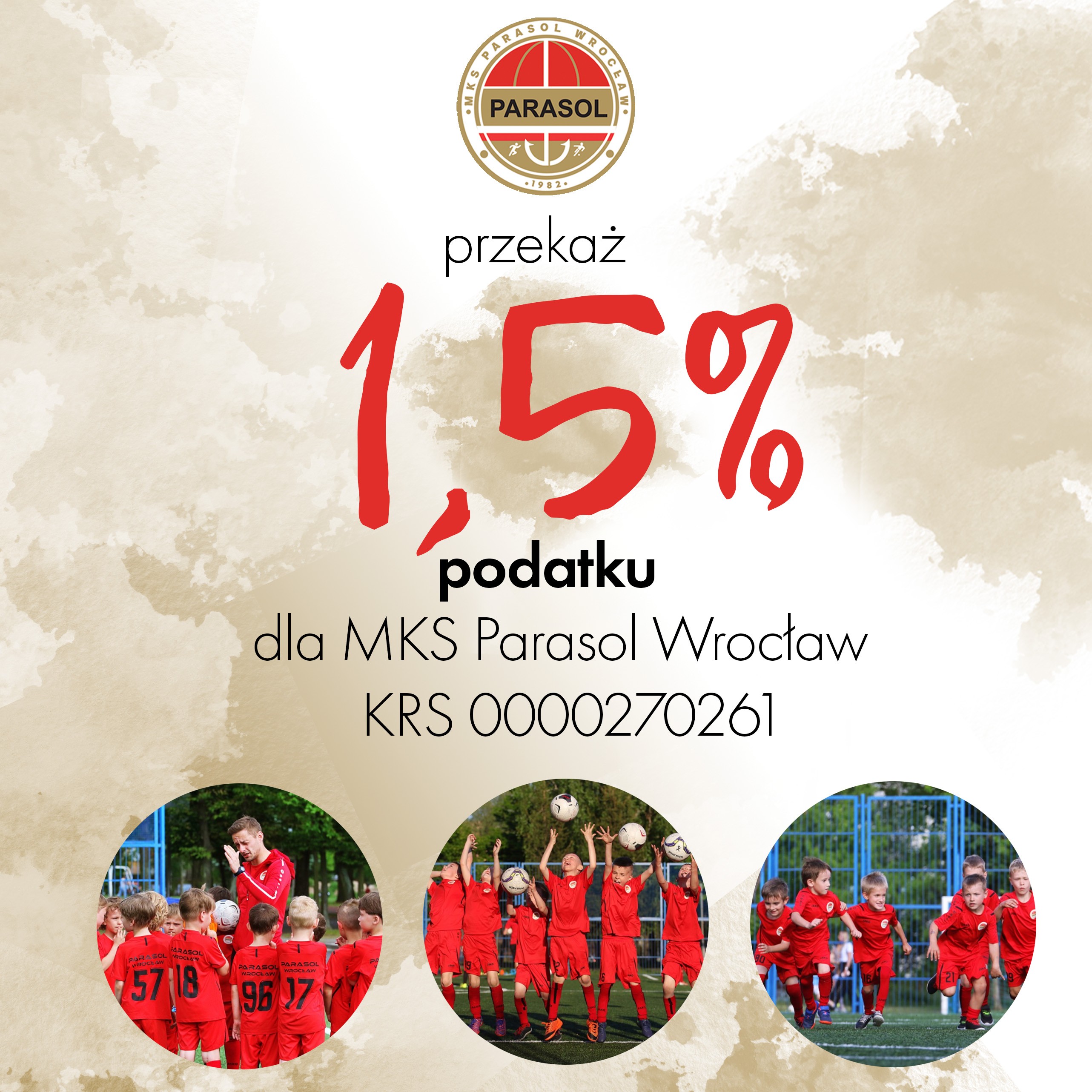 1,5% podatku dla Parasola